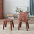 Contemporary Simplicity Rubber Wood Low Stool Backless Armless For Living Room