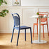 Contemporary Nordic PP Macarons Dining Chair Backrest Armless For Dining Room