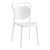 Contemporary Nordic PP Macarons Dining Chair Backrest Armless For Dining Room