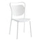 Contemporary Nordic PP Macarons Dining Chair Backrest Armless For Dining Room