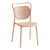 Contemporary Nordic PP Macarons Dining Chair Backrest Armless For Dining Room