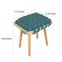 Modern Simplicity Fabric Weaving Wood Footstool Backless Armless For Living Room