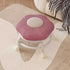 Contemporary Creative Plastic Lambswool Footstool Backless Armless For Living Room