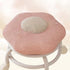 Contemporary Creative Plastic Lambswool Footstool Backless Armless For Living Room