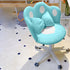 Contemporary Creative Fabric Sponge Nylon Vanity Stool Backrest Armless For Bedroom