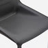 Modern Minimalist Carbon Steel Saddle Leather Dining Chair Backrest Armless For Dining Room