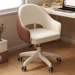 Modern Simplicity Leather Nylon Desk Chair Backrest Armrest For Home Office