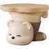 Contemporary Creative Bear Resin Footstool Backless Armless For Living Room