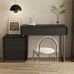 Modern Minimalist Rectangular Iron Wood Makeup Vanity 5 - Drawer For Bedroom