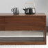 Modern Minimalist Rectangular Wood Coffee Table 4 - Drawer For Living Room