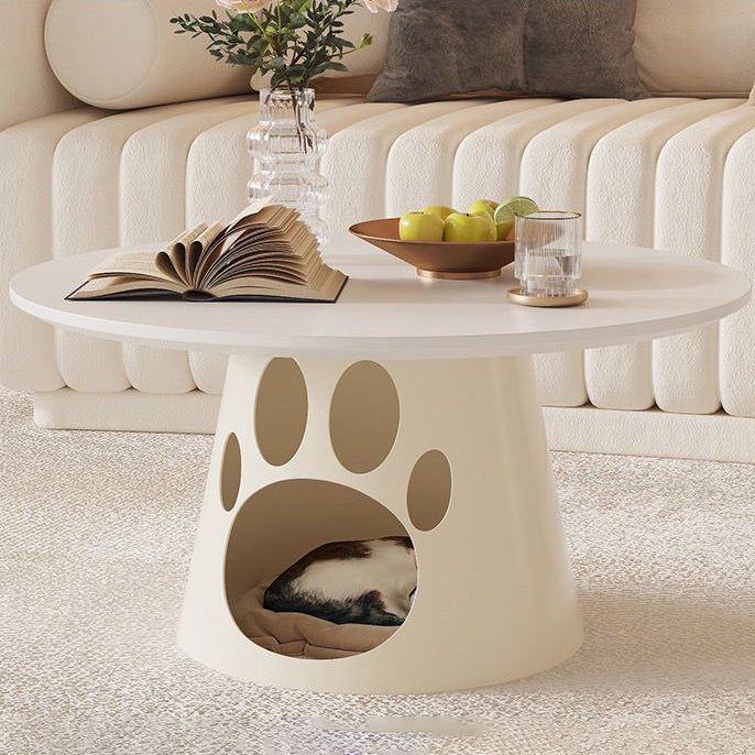 Contemporary Creative Round Cat Scratching Coffee Table 1 - Cabinet For Living Room