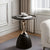 Contemporary Nordic Medium Density Fiberboard Iron Side Table 1 - Tray For Living Room