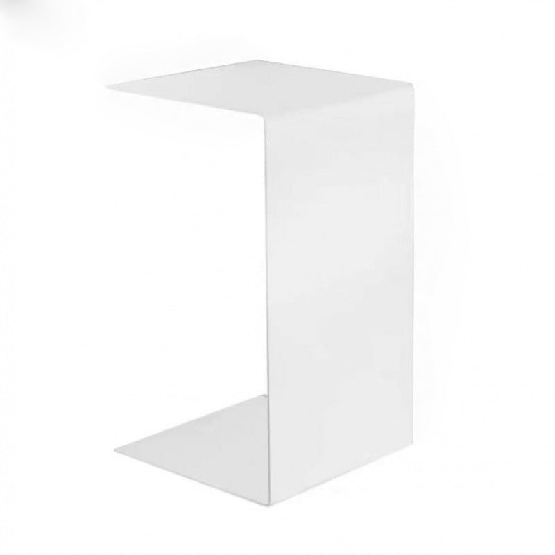 Modern Minimalist Geometry Steel Plate End Table 2 - Tier For Living Room