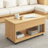 Modern Minimalist Rectangle Medium Density Fiberboard Hardware Coffee Table 3 - Tier For Living Room