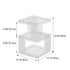 Contemporary Nordic Geometry Acrylic Side Table 3 - Tier For Living Room