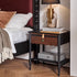 Traditional French Solid Wood Red Oak Nightstand 1 - Drawer For Bedroom