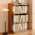 Contemporary Simplicity Square Bamboo Medium Density Fiberboard Storage Cabinets Bookshelf 3/4 - Tier For Study