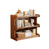 Contemporary Simplicity Square Bamboo Medium Density Fiberboard Storage Cabinets Bookshelf 3/4 - Tier For Study