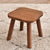 Modern Minimalist Square Wooden Low Stool For Living Room