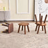 Modern Minimalist Square Wooden Low Stool For Living Room