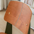 Traditional Vintage Rectangular Wood Chair Backrest Armless For Living Room