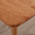 Contemporary Scandinavian Rectangular Wood Chair Backrest Armless For Dining Room