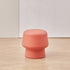 Contemporary Nordic Round Plastic Footstool Backless Armless For Living Room