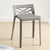 Contemporary Creative Rectangular Plastic Chair Backless Armless For Living Room