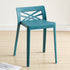 Contemporary Creative Rectangular Plastic Chair Backless Armless For Living Room