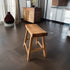 Modern Minimalist Rectangular Wood Low Stool For Living Room