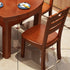 Traditional Vintage Square Solid Wood Dining Chair Backrest For Dining Room