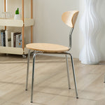 Traditional Vintage Square Board Iron Upholstered Dining Chair Backrest For Dining Room