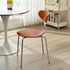 Traditional Vintage Square Board Iron Upholstered Dining Chair Backrest For Dining Room