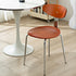Traditional Vintage Square Board Iron Upholstered Dining Chair Backrest For Dining Room