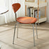 Traditional Vintage Square Board Iron Upholstered Dining Chair Backrest For Dining Room