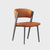 Contemporary Luxury Semi-Arc Nappa Leather Carbon Steel Chair Backrest For Living Room