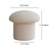 Contemporary Nordic Mushroom Shape Lambskin Low Stool For Living Room