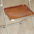 Modern Minimalist Square Acrylic Iron Foldable Chair Backrest For Living Room