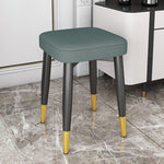 Modern Simplicity Square Upholstered Sponge Latex Carbon Steel Dining Chair For Dining Room