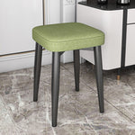 Modern Simplicity Square Upholstered Sponge Latex Carbon Steel Dining Chair For Dining Room