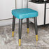 Modern Simplicity Square Upholstered Sponge Latex Carbon Steel Dining Chair For Dining Room