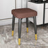 Modern Simplicity Square Upholstered Sponge Latex Carbon Steel Dining Chair For Dining Room