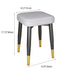 Modern Simplicity Square Upholstered Sponge Latex Carbon Steel Dining Chair For Dining Room