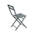 Contemporary Nordic Square Iron Foldable Chair Backrest For Living Room