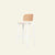 Contemporary Nordic Square PP Plastic Bar Stool Backrest Footrest For Dining Room