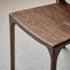 Modern Minimalist Square Walnut Wood Dining Chair Backrest For Dining Room