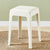 Modern Minimalist Square Upholstered PU Leather PP Plastic Bar Stool For Dining Room