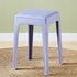 Modern Minimalist Square Upholstered PU Leather PP Plastic Bar Stool For Dining Room