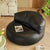 Contemporary Simplicity Round Microfiber Leather Accent Chair Backrest Armless For Living Room