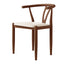 Traditional Vintage Round Carbon Steel Leather Dining Chair Backrest For Dining Room